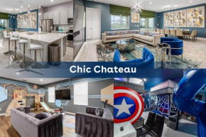 Chic Villa with Fashionista BR, Theater & Game Loft
